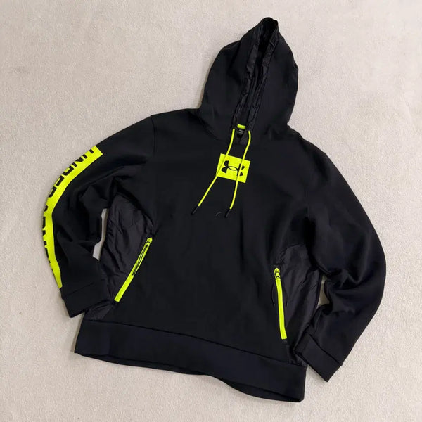 [BUNJANG] XXL Under Armour Fluorescent Hoodie / XXL 언더아머 형광 후드티 0612T1