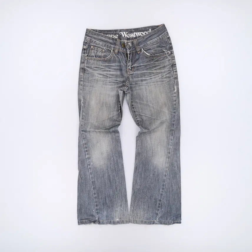 [BUNJANG] Vivienne Westwood Women's Bootcut Denim Jeans / S 비비안웨스트우드 여성 부츠컷 데님 0805H