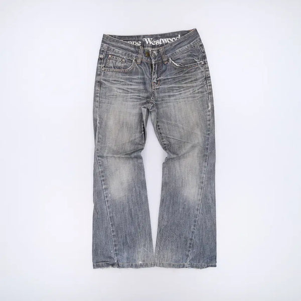 [BUNJANG] Vivienne Westwood Women's Bootcut Denim Jeans / S 비비안웨스트우드 여성 부츠컷 데님 0805H