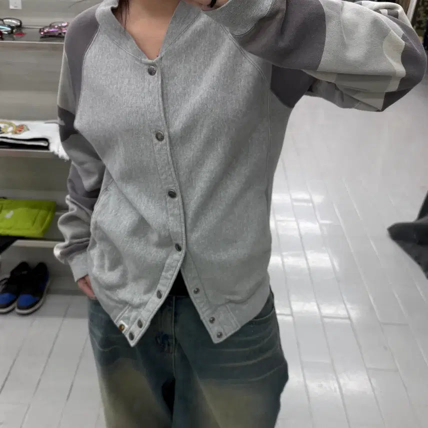 [BUNJANG] BAPE 2000s Archive Camo Pattern Snap Cardigan Jacket / (L) 베이프 00's 아카이브 카모패턴 스냅 가디건 자켓