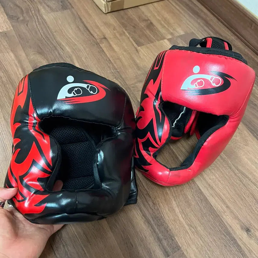 [BUNJANG] Boxing Headgear (Red, Black) / 복싱 헤드기어 (레드,블랙)