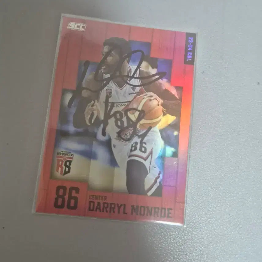 [BUNJANG] Daryl Monroe 23-24 KBL Autographed SCC Card / 23-24 KBL 대릴 먼로 카드 SCC 사인