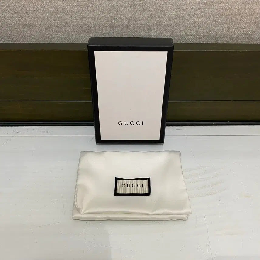 [BUNJANG] Gucci Card Holder Box with Dust Bag / 구찌 카드지갑(홀더)박스 + 더스트