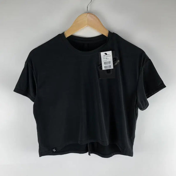 [BUNJANG] Xexymix Black Short-Sleeve T-Shirt (Size S) / 젝시믹스 새상품 블랙 반팔티 S .260809