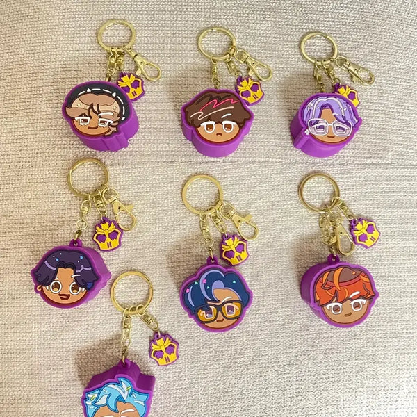 [BUNJANG] BTS Cookie Run Collaboration Keyring Set / 쿠키런 BTS키링 세트 7개 반택포