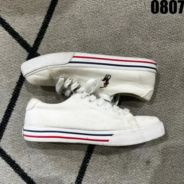 [BUNJANG] Polo Ralph Lauren Sneakers White Size 225 / 폴로 랄프로렌 스니커즈 화이트 225