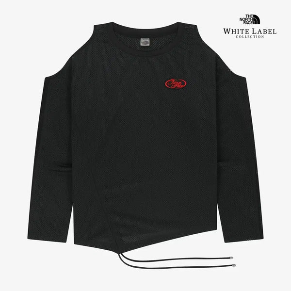 [BUNJANG] The North Face White Label Women's Shoulder Cut-Out Long Sleeve T-Shirt / 노스페이스 여성 어깨트임 긴팔티