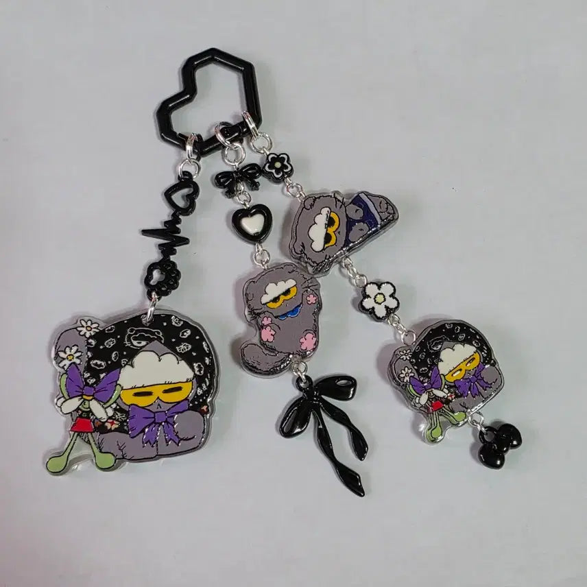 [BUNJANG] Handmade Cat Charm Keychain / 고양이 키링