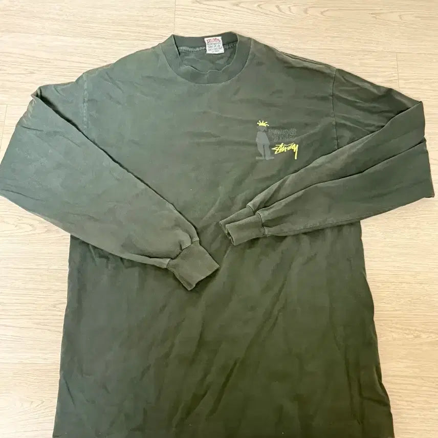 [BUNJANG] Stussy 90s Shadowman Long Sleeve L / 90s 스투시 쉐도우맨 롱슬리브 L