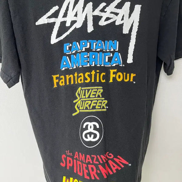 [BUNJANG] Stussy x Marvel World Tour T-Shirt / 스투시 stussy x Marvel World Tour 티셔츠