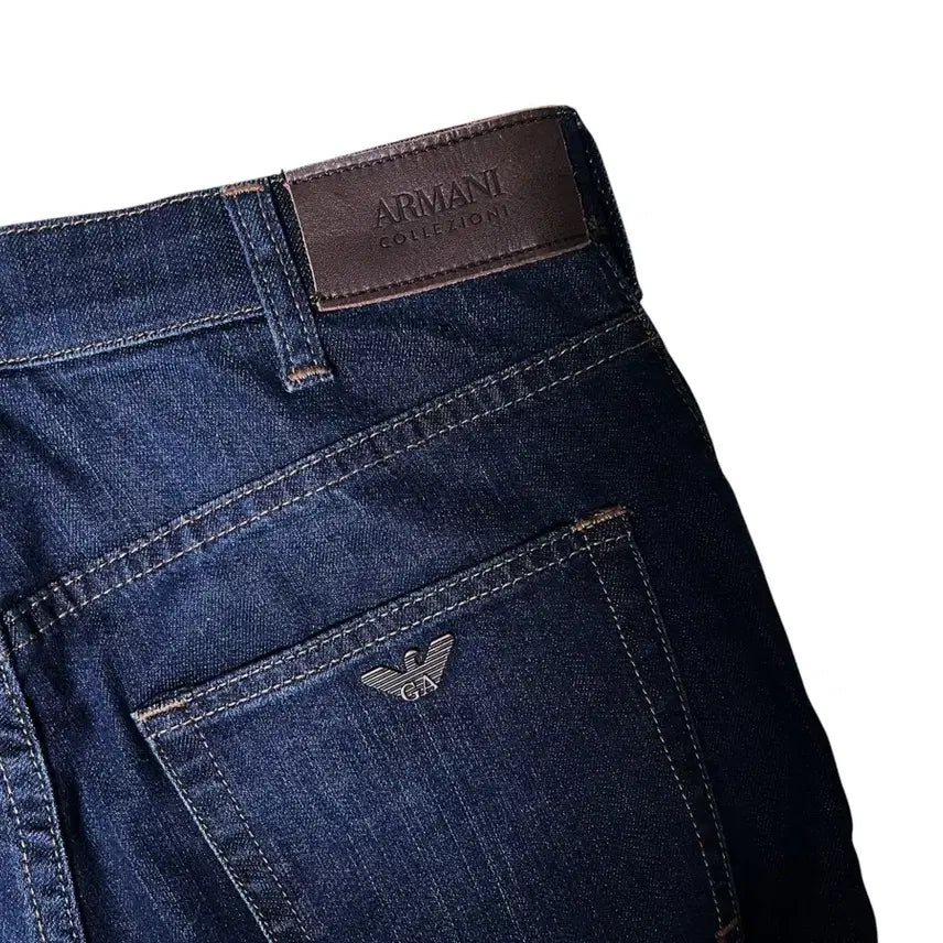 [BUNJANG] Giorgio Armani Collezioni Premium Denim Jeans / 아르마니 꼴레지오니 데님 팬츠 명품팬츠