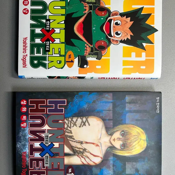 [BUNJANG] Hunter x Hunter Manga Volumes 1 & 14 / 헌터헌터 만화책 1권 14권 곤 크라피카