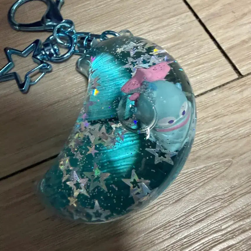[BUNJANG] Sanrio Hangyodon Luna Water Ball Keyring / 산리오 한교동 루나 워터볼 키링