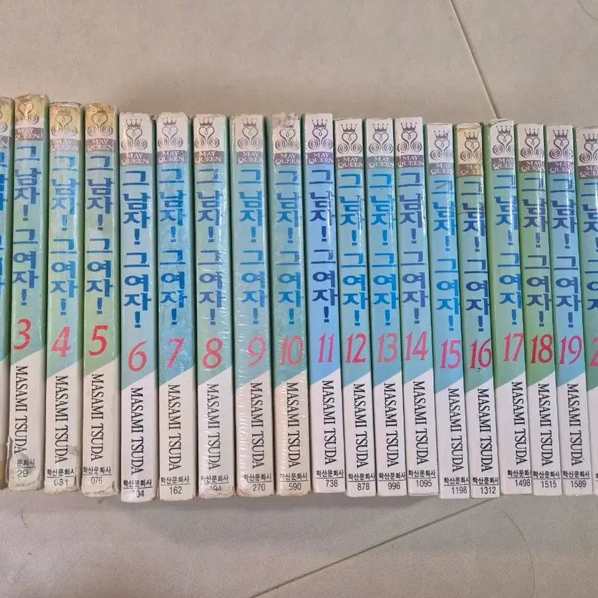[BUNJANG] Masami Tsuda "Boys Over Flowers" Complete Manga Set (Volumes 1-21) / 그 남자! 그 여자! 전권 (1-21권) 마사미 츠다 작품