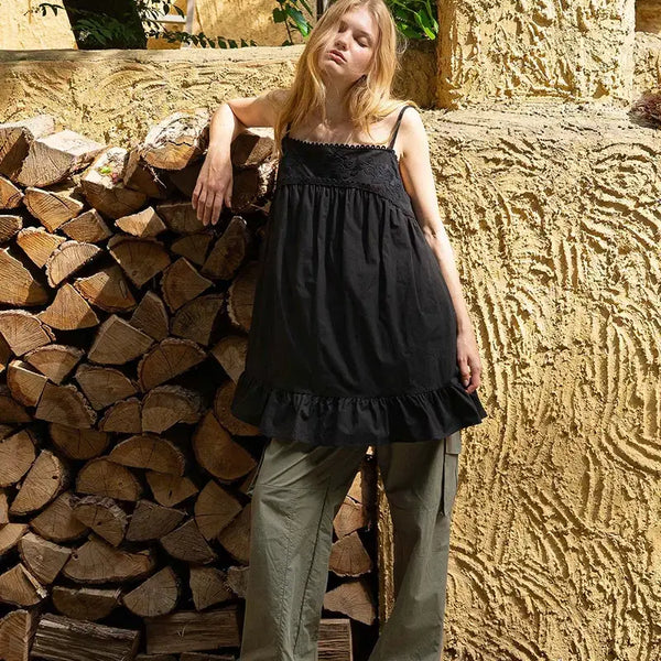 [BUNJANG] Without Summer Romantic Slip Dress Black / (새상품)위드아웃썸머 Romantic slip dress 블랙 판매