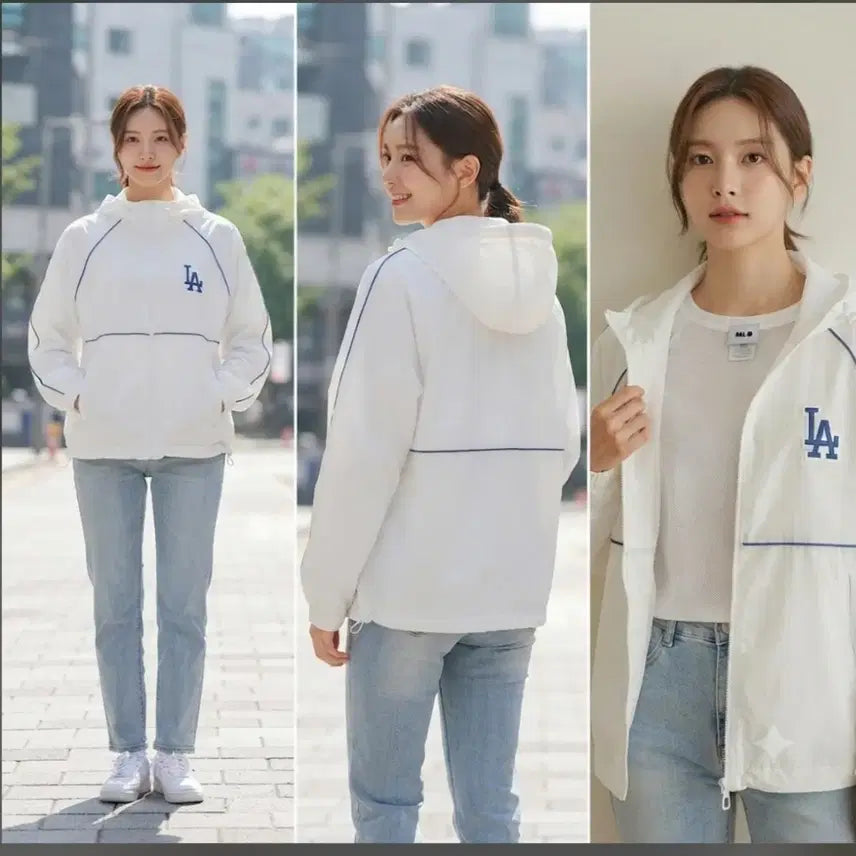 [BUNJANG] MLB Windbreaker Women's Size 90 / (택포)MLB 바람막이 여 90