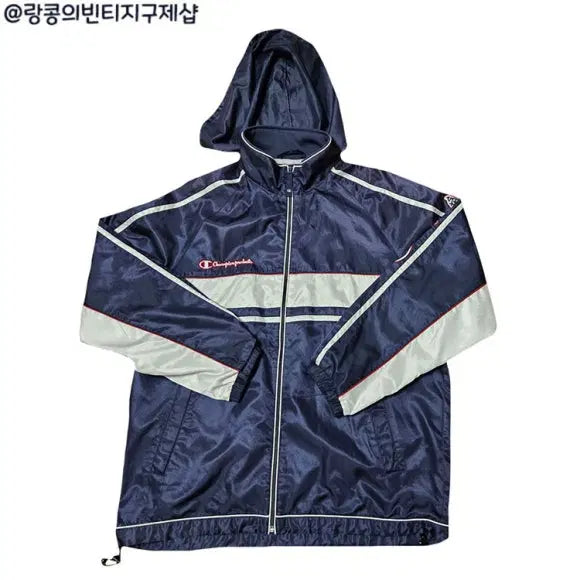 [BUNJANG] Champion Vintage Sideline Windbreaker Jacket / 챔피온 올드스쿨 빈티지 사이드라인 바람막이 자켓