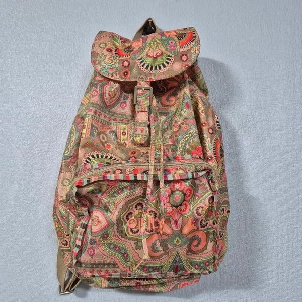 [BUNJANG] Oilily Genuine Paisley Backpack / 오일릴리 정품 페이즐리 백팩