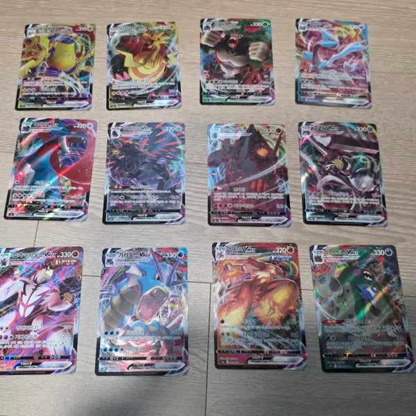 [BUNJANG] Pokemon Card VMAX Bundle Set (12 Cards) / 포켓몬카드 VMAX 12장 일괄 A~B