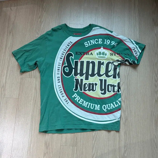 [BUNJANG] Supreme Lager Short Sleeve T-Shirt / 슈프림 라거 숏슬리브 반팔 s