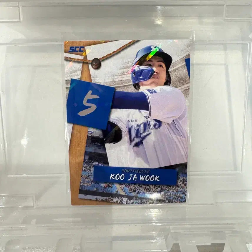 [BUNJANG] Samsung Lions Koo Ja-wook Player Puzzle Card / 삼성 구자욱 선수 퍼즐 카드