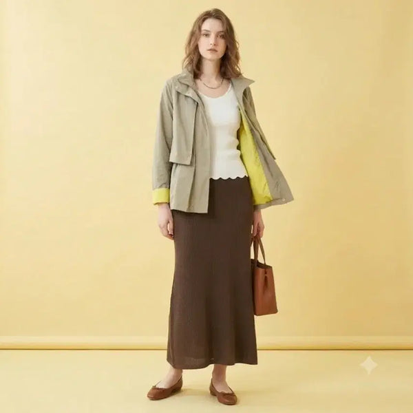 [BUNJANG] SYSTEM Women's Transitional Season Windbreaker Jacket / 시스템 여성 간절기 바람막이 자켓 55~55반