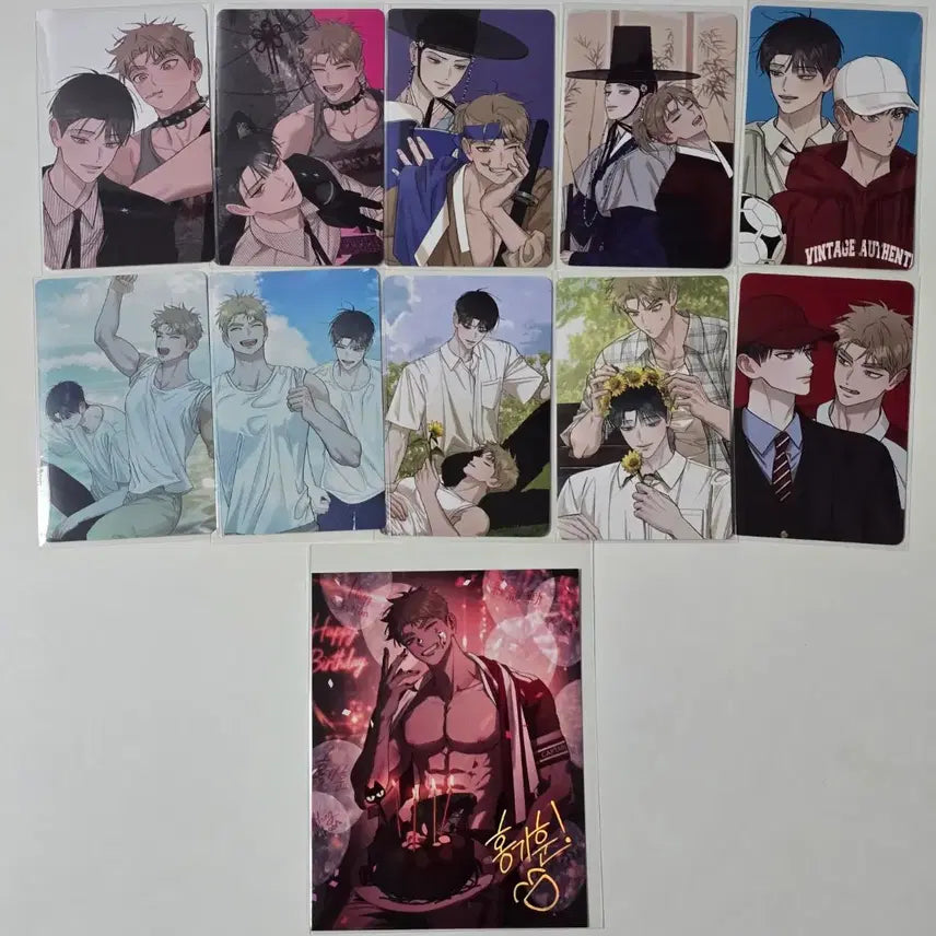 [BUNJANG] Hongsil Quest Pop-Up POB Bundle Set (First Release 10 Photocards + 10th Release Postcard) - Lee Yeon / Hong Kihoon / 홍실퀘스트 팝업 특전 (1특 10장 + 10특)일괄양도 홍퀘 특전 이연 홍기훈