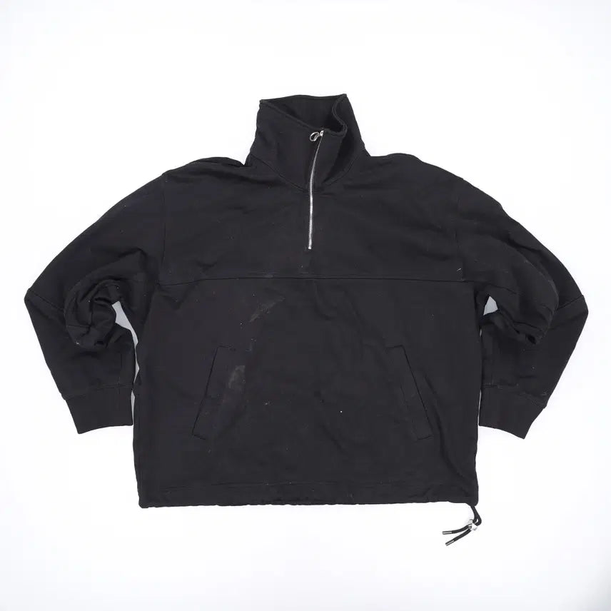 [BUNJANG] Solid Homme Half Zip-Up Sweatshirt / 50 솔리드옴므 하프집업 맨투맨 0805H