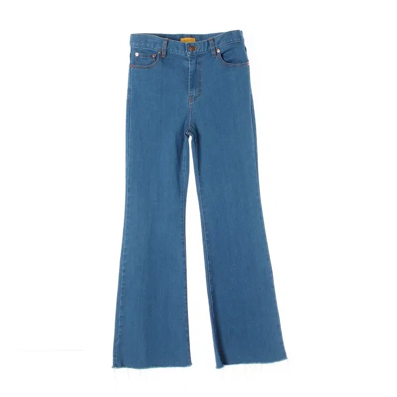 [BUNJANG] EMILE Organic Cotton Bootcut Denim Pants - Size S / EMILE 오가닉 코튼 부츠컷 데님 팬츠 S