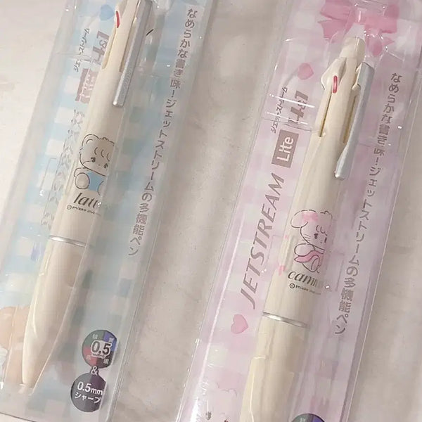 [BUNJANG] Miko Characters Jetstream 3-Color Ballpoint Pen (0.5mm) / 미코캐릭터즈 제트스트림 캐미 라떼