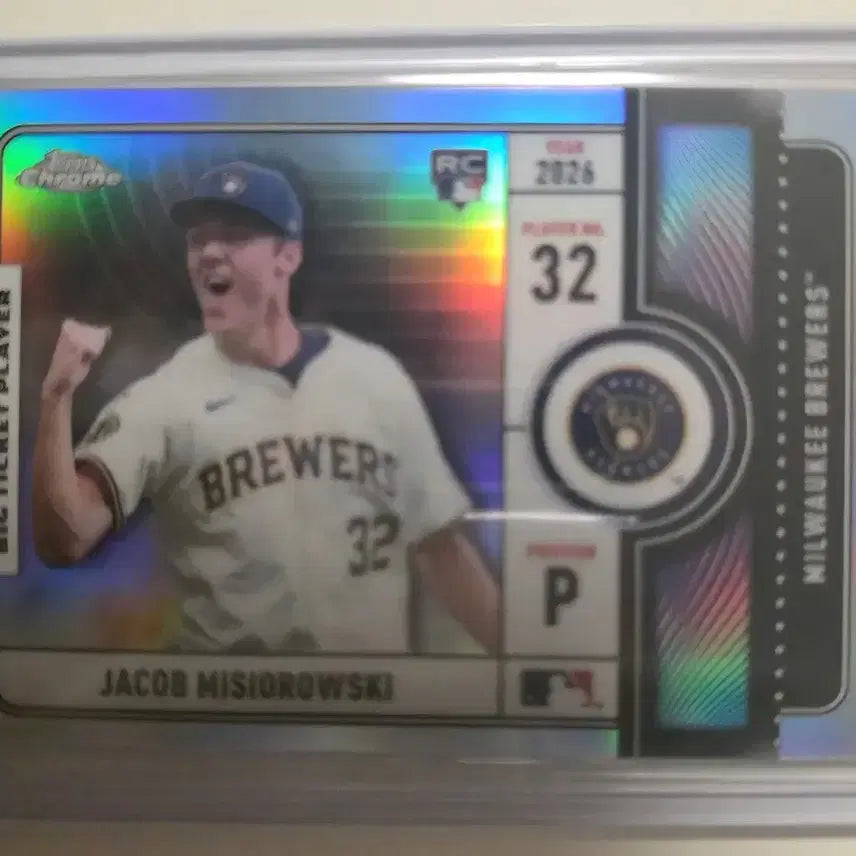 [BUNJANG] 2026 Topps Chrome Baseball Jacob Misiorowski Rookie Insert Card / 2026 탑스 크롬 베이스볼 제이콥 미시오로우스키 (루키 인서트)