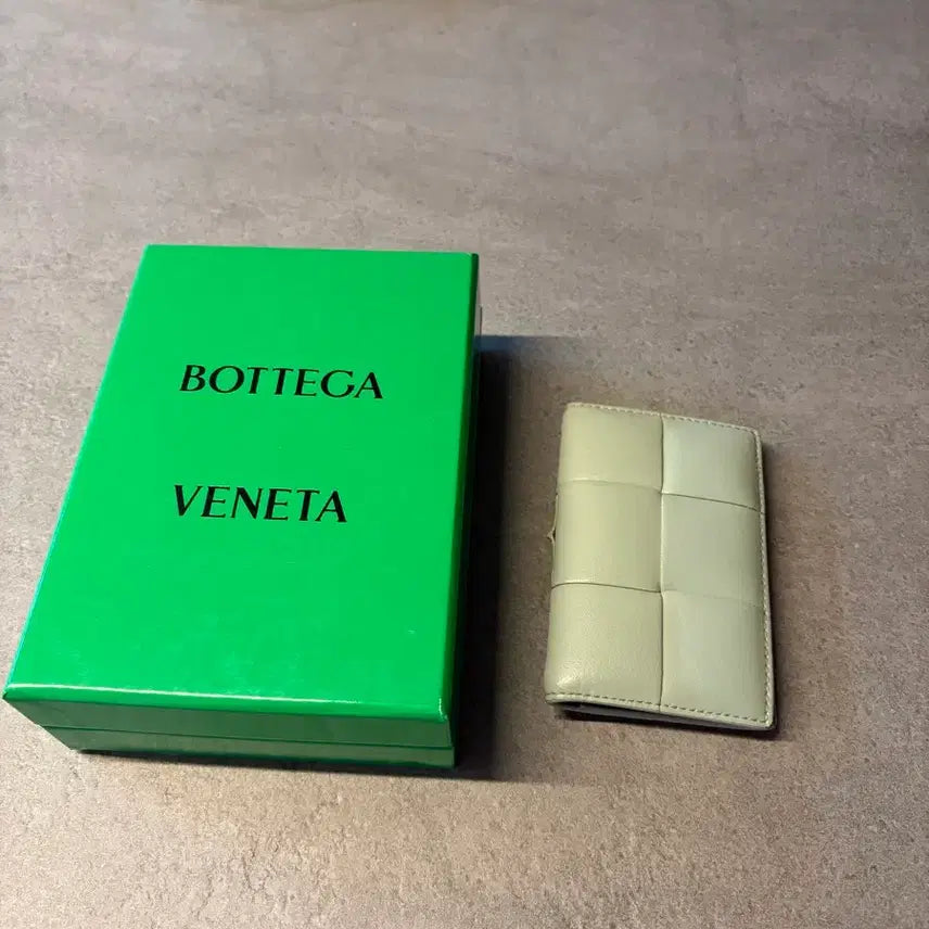 [BUNJANG] Bottega Veneta Intrecciato Card Wallet Sage/Mint / 보테가베네타 인트레치아토 카드지갑 세이지/민트 풀구성