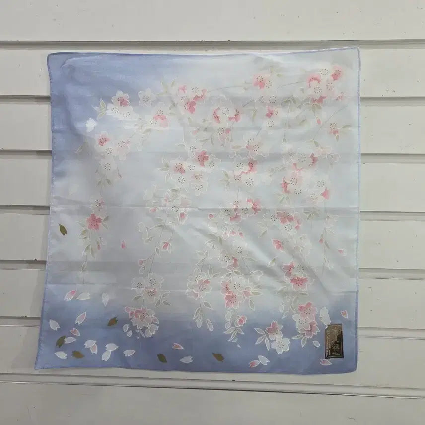 [BUNJANG] Flower Pattern Handkerchief / 플라워  손수건/미사용/보물찾기천사