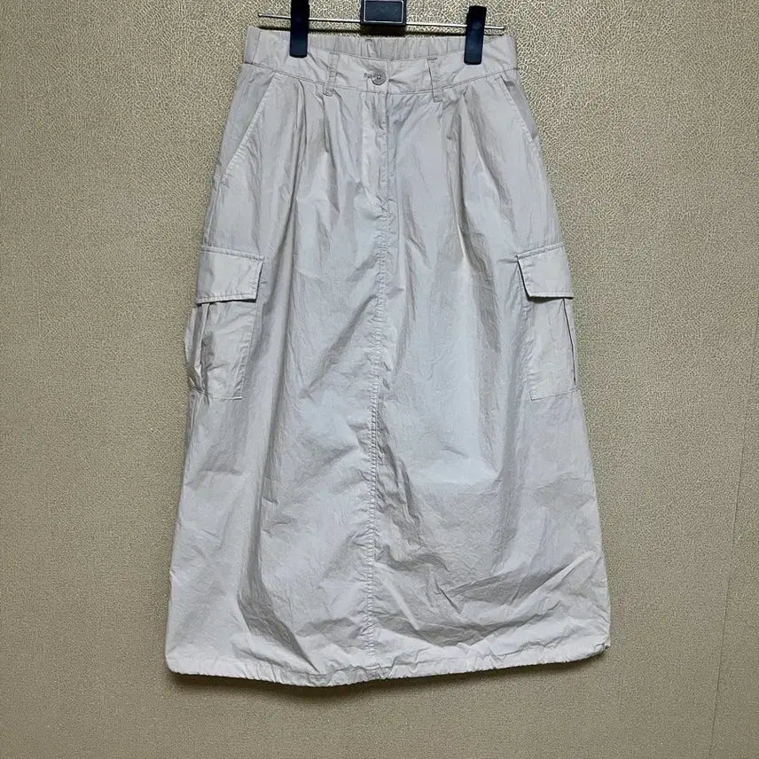 [BUNJANG] FRANKS STONE Beige Cargo Skirt / 베이지 카고 스커트