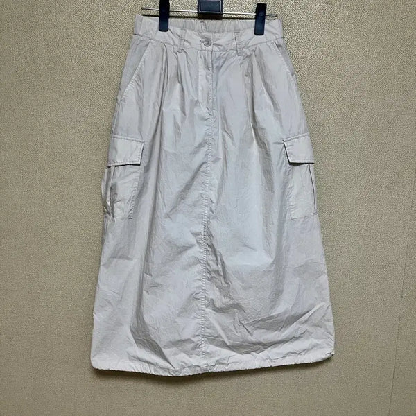 [BUNJANG] FRANKS STONE Beige Cargo Skirt / 베이지 카고 스커트