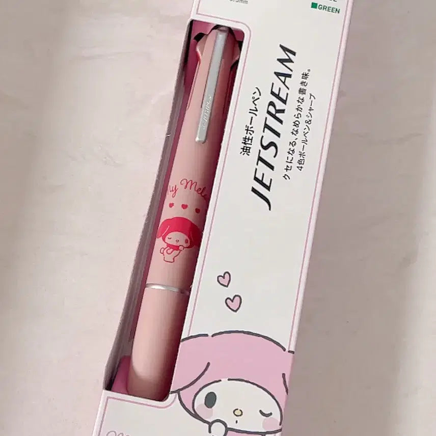 [BUNJANG] Jetstream My Melody 4-Color Ballpoint Pen & Mechanical Pencil Set / 제트스트림 마이멜로디