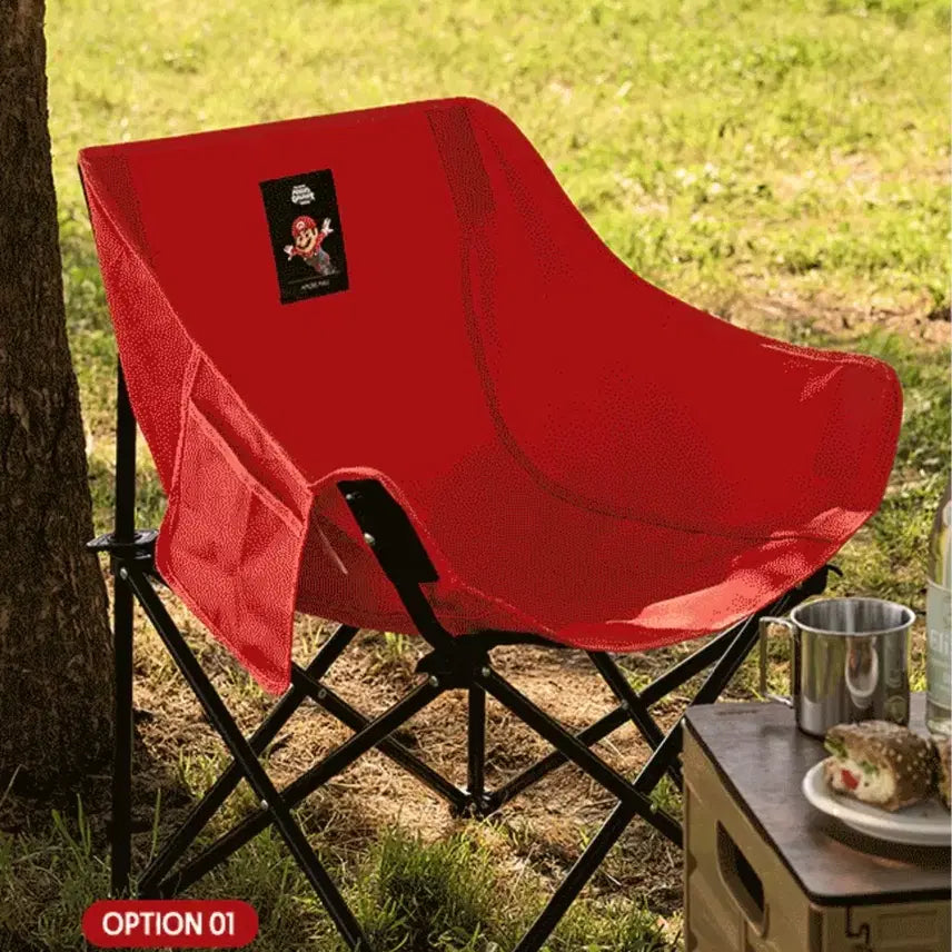 [BUNJANG] Super Mario Camping Chair Red / 슈퍼마리오 캠핑의자 레드