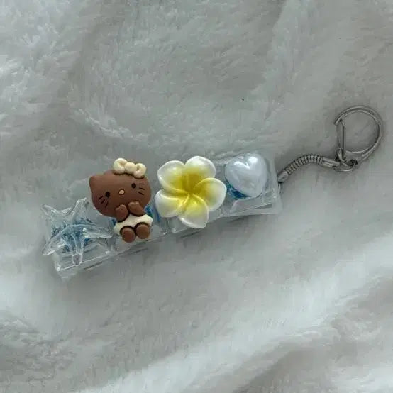 [BUNJANG] Hello Kitty Tanning Kitty Keyring / 태닝키티 키캡 키링 헬로키티