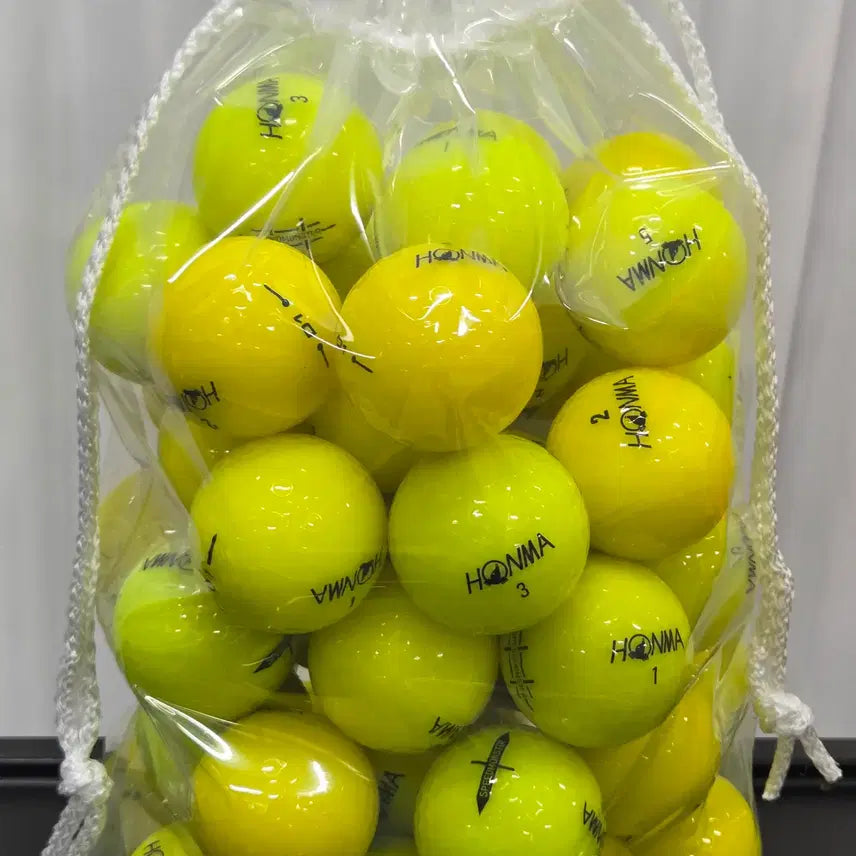 [BUNJANG] Honma Crystal A-Grade Colored Lost Golf Balls (50-Count) / 혼마 크리스탈 A급 컬러 로스트볼 50구 중고골프공