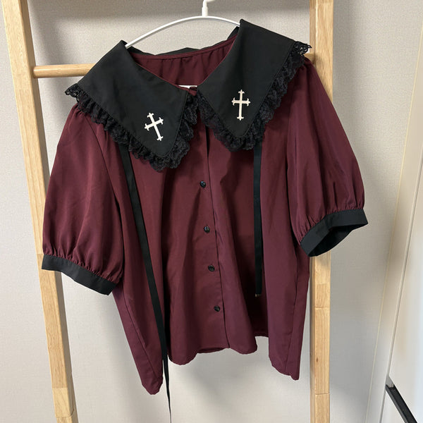 [BUNJANG] Majolity Blouse 3L / 마죠리티 블라우스 3L 7천원