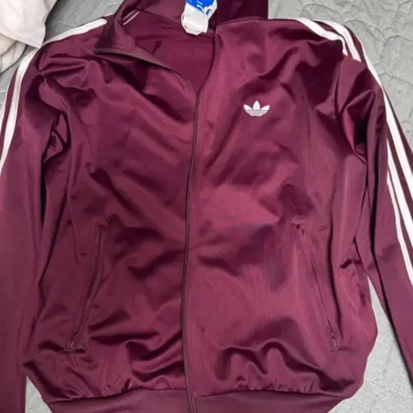 [BUNJANG] Adidas Old Firebird Burgundy Maroon Track Jacket / 아디다스 구파이어버드 버건디 마룬 져지