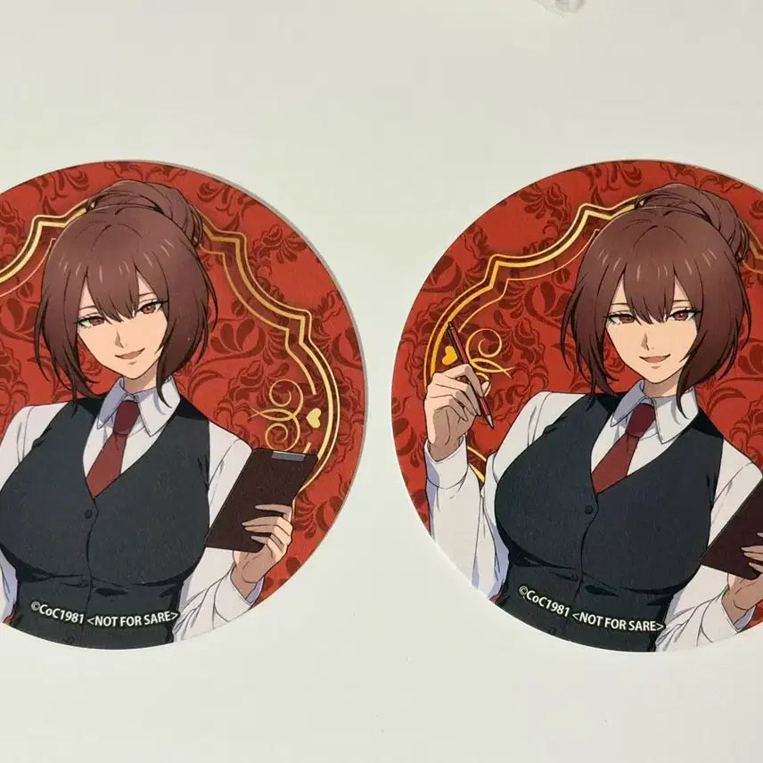 [BUNJANG] Fubam Purgatorium's Night Collaboration Cafe Momoshita Coaster Bundle Set / 푸밤 푸르가토리움의 밤 콜라보 카페 모모시타 코스터 2장 일괄