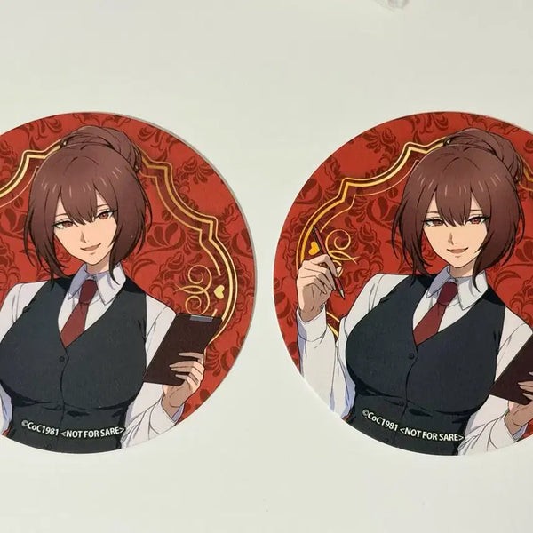 [BUNJANG] Fubam Purgatorium's Night Collaboration Cafe Momoshita Coaster Bundle Set / 푸밤 푸르가토리움의 밤 콜라보 카페 모모시타 코스터 2장 일괄