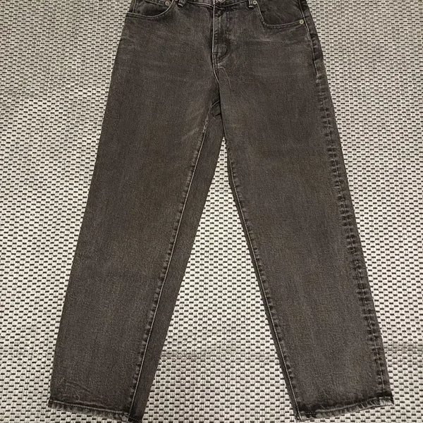 [BUNJANG] MODNINE MOD7 Crop Faded Black Washed Denim Pants (Size 30) / [모드나인] MOD7 Crop 흑청 워싱 데님 팬츠 (30사이즈)