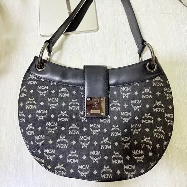 [BUNJANG] MCM Pattern Shoulder Bag / MCM 패턴 숄더백