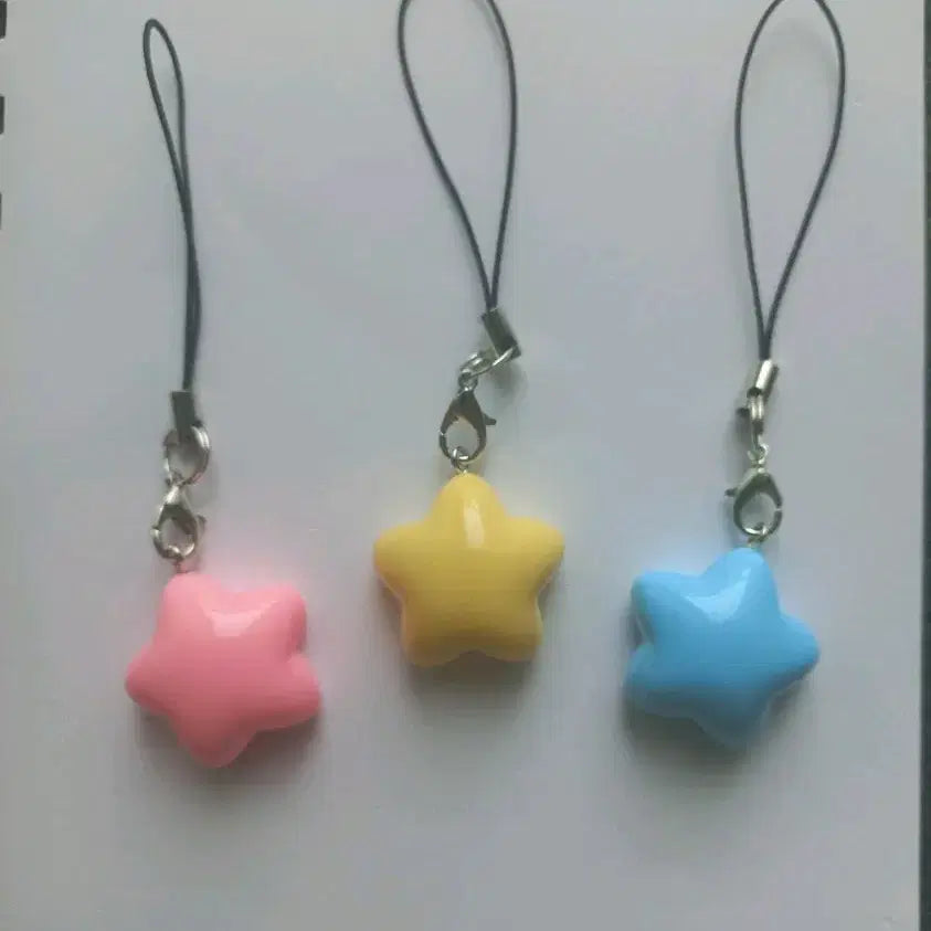 [BUNJANG] Round Star Bead Keychain / 둥근 별 비즈 키링