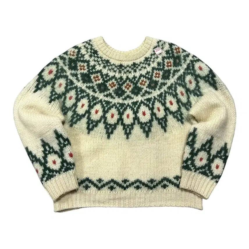[BUNJANG] Gem Bony Nordic Pattern Wool Sweater Knit / (바배) 젬보니 Gem Bony 노르딕 패턴 울 스웨터 니트