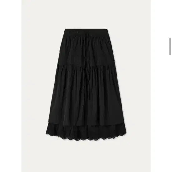 [BUNJANG] MISOO Frill Midi Skirt / 미쏘 프릴 미디스커트