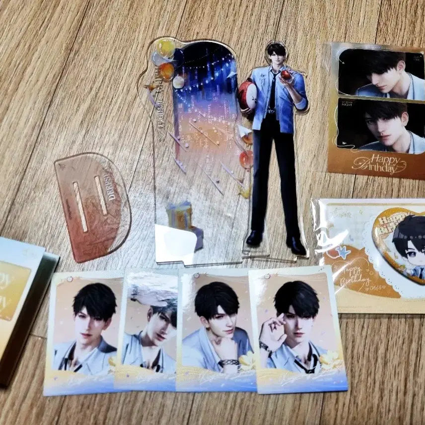 [BUNJANG] Howoo Birthday Acrylic Stand, Polaroid, Badge, Special Benefit Bundle Set / 하우주 생일 아크릴스탠드 폴라로이드 뱃지 특전 럽딥 러브앤딥스페이스 판매