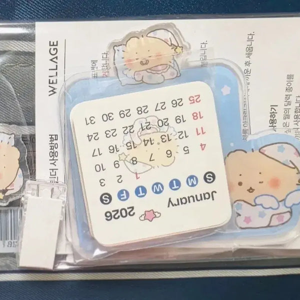 [BUNJANG] Manggeureonjin Gom Acrylic Calendar / 망그러진곰 아크릴 달력